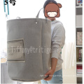 Factory waterproof laundry products foldable gray color customized laundry basket